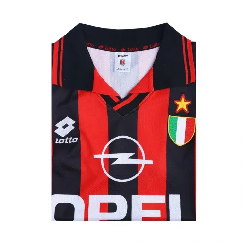 AC Milan BAGGIO #18 Retro Jersey Home  1996/97