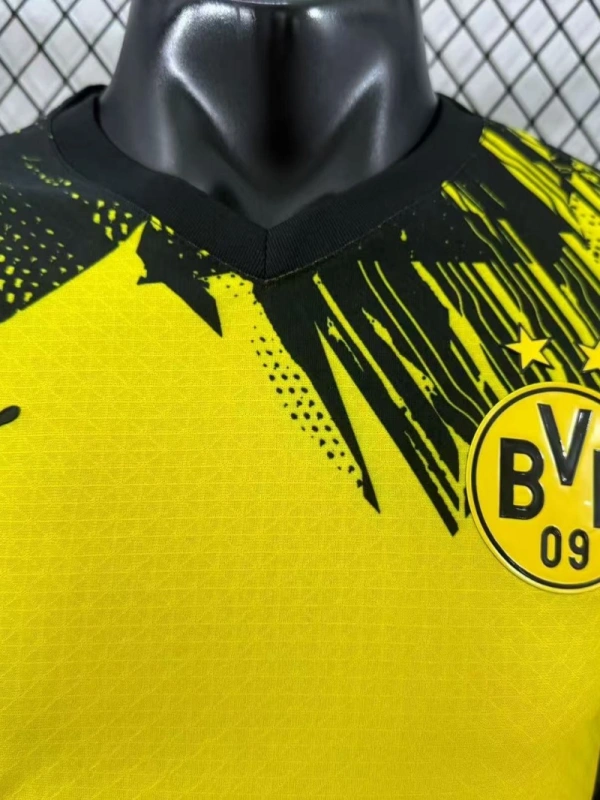 2025-26 Borussia Dortmund Home Soccer Jersey Player Version