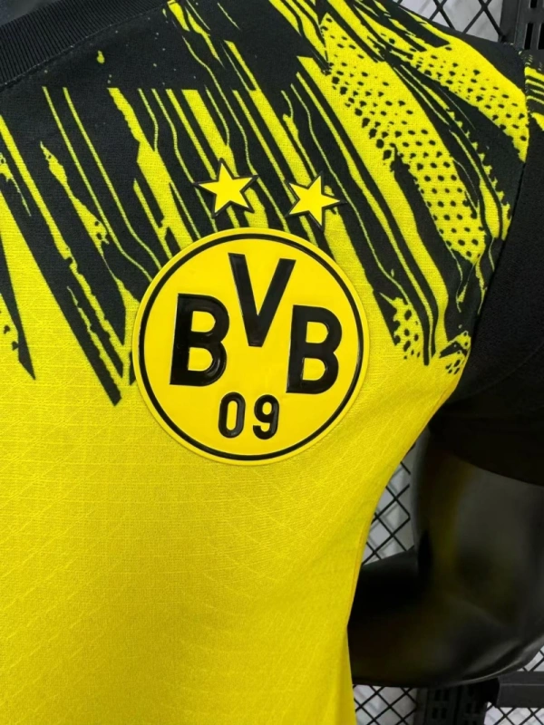 2025-26 Borussia Dortmund Home Soccer Jersey Player Version