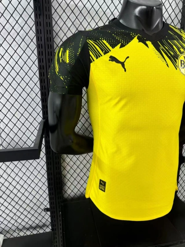 2025-26 Borussia Dortmund Home Soccer Jersey Player Version