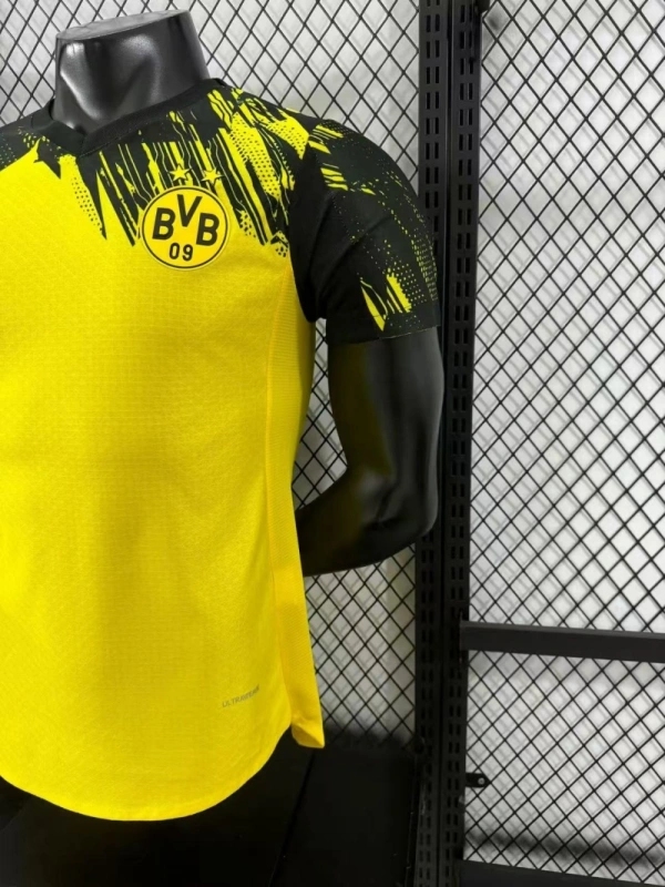 2025-26 Borussia Dortmund Home Soccer Jersey Player Version