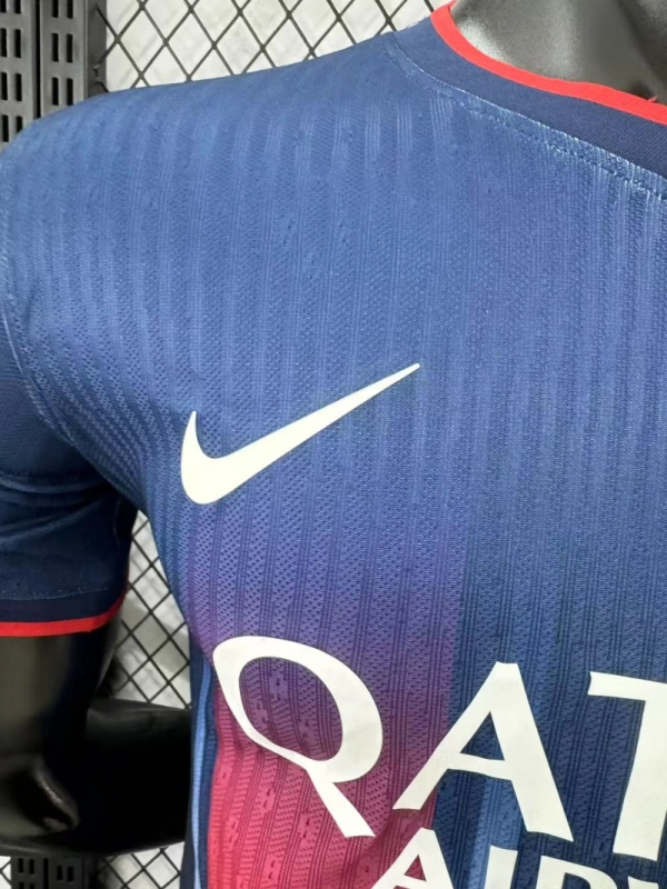 2025-26 PSG Saint-Germain Home Soccer Jersey Player Version