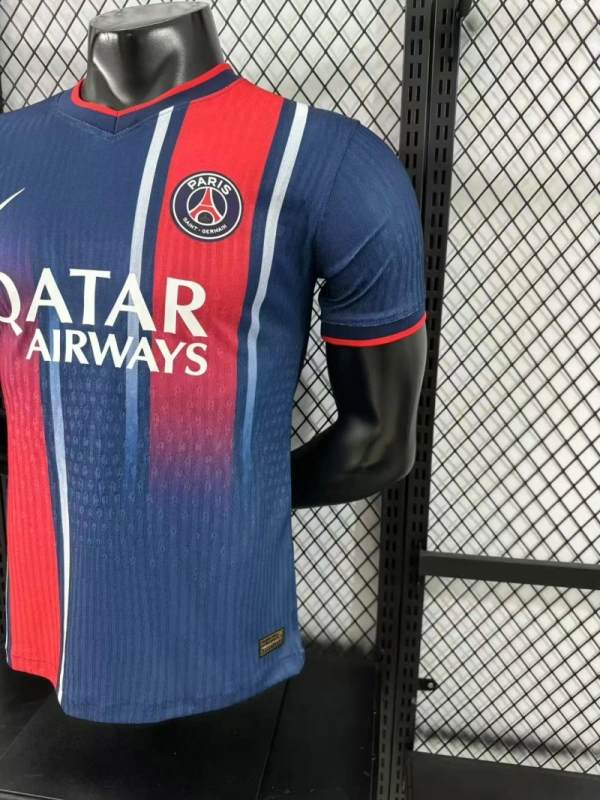 2025-26 PSG Saint-Germain Home Soccer Jersey Player Version