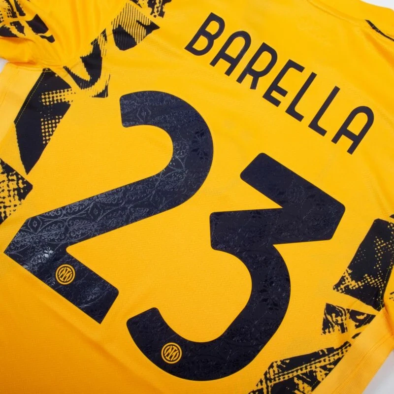 Inter Milan Third  Barella 23 Shirt 2024-2025 Size：S-4XL（Non-Customize ）