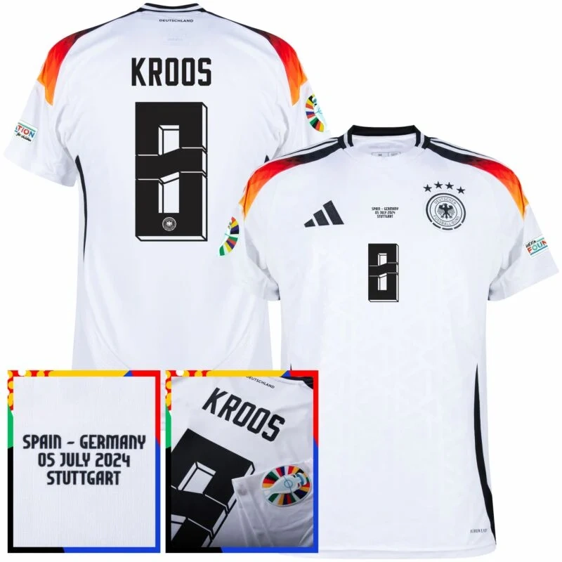 Germany Home Kroos 8 Shirt  2024 Player version Size：S-2XL  Non-Customize