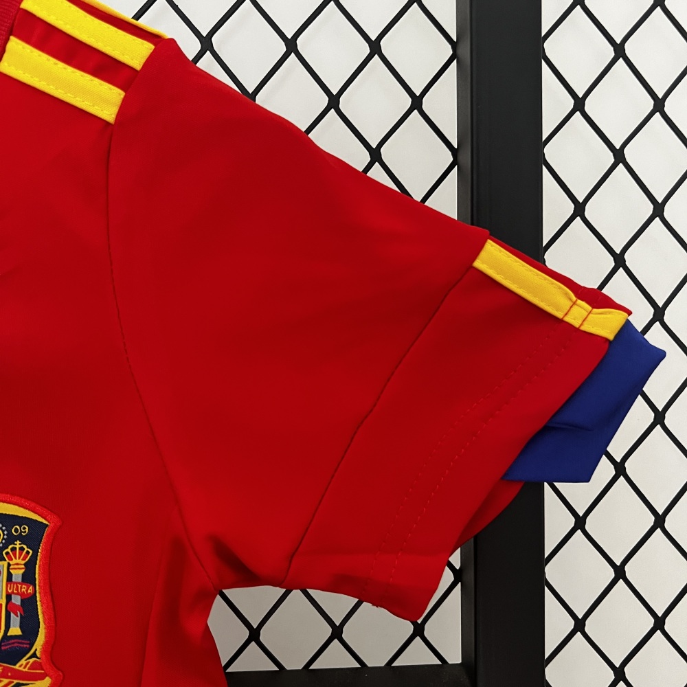 Kids Spain Retro Kits Home World Cup 2010