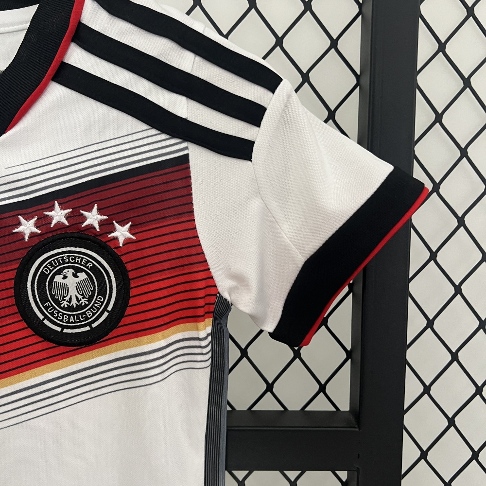 Kids Germany Retro Kits Home World Cup 2014