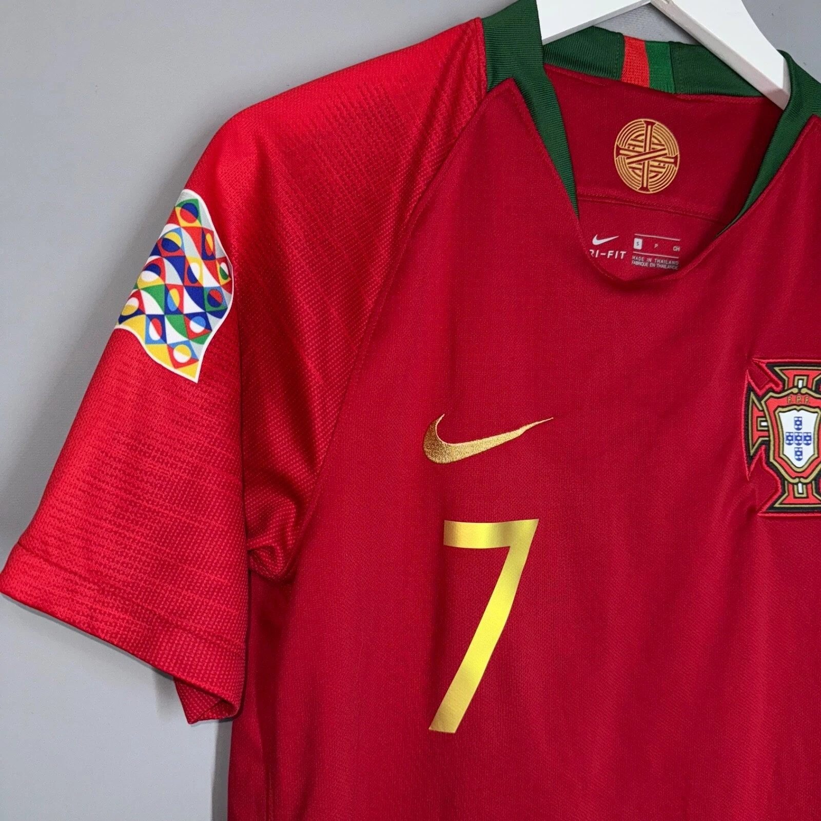 Portugal National Team Home Retro C. Ronaldo 7 (CR7) Shirt 2020-2021  Non-Customize