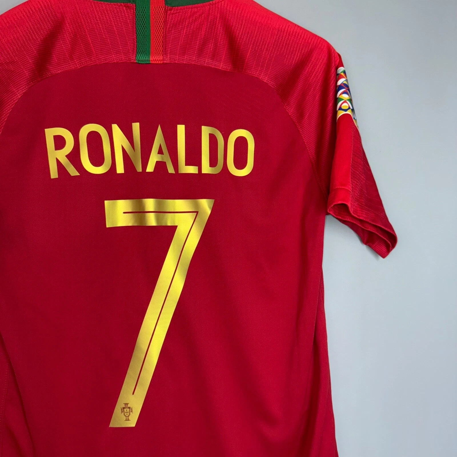 Portugal National Team Home Retro C. Ronaldo 7 (CR7) Shirt 2020-2021  Non-Customize