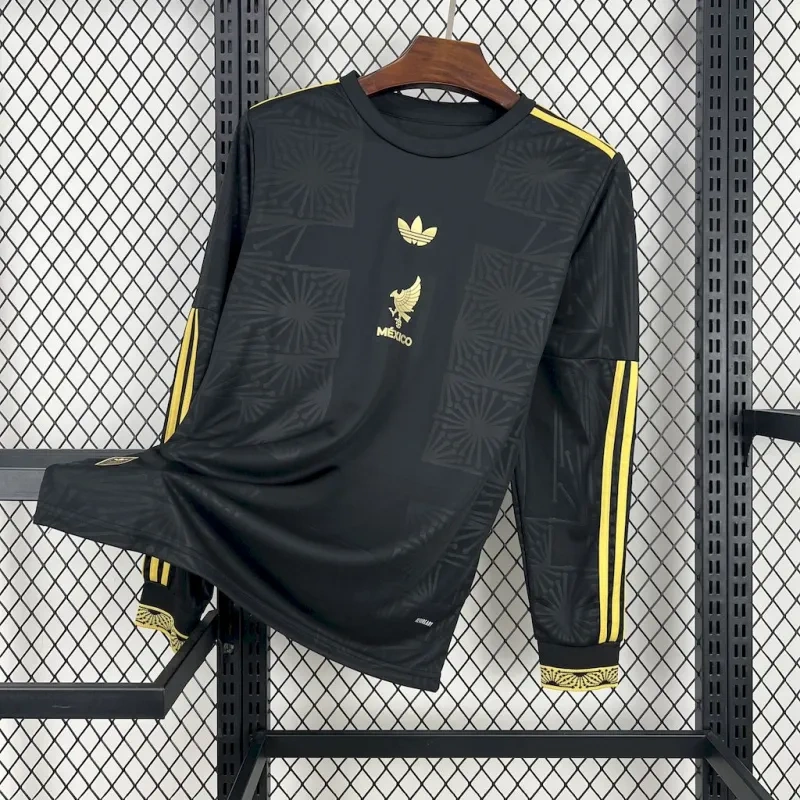Mexico Third Jersey Long Sleeve Gold Cup 2025 fans Version