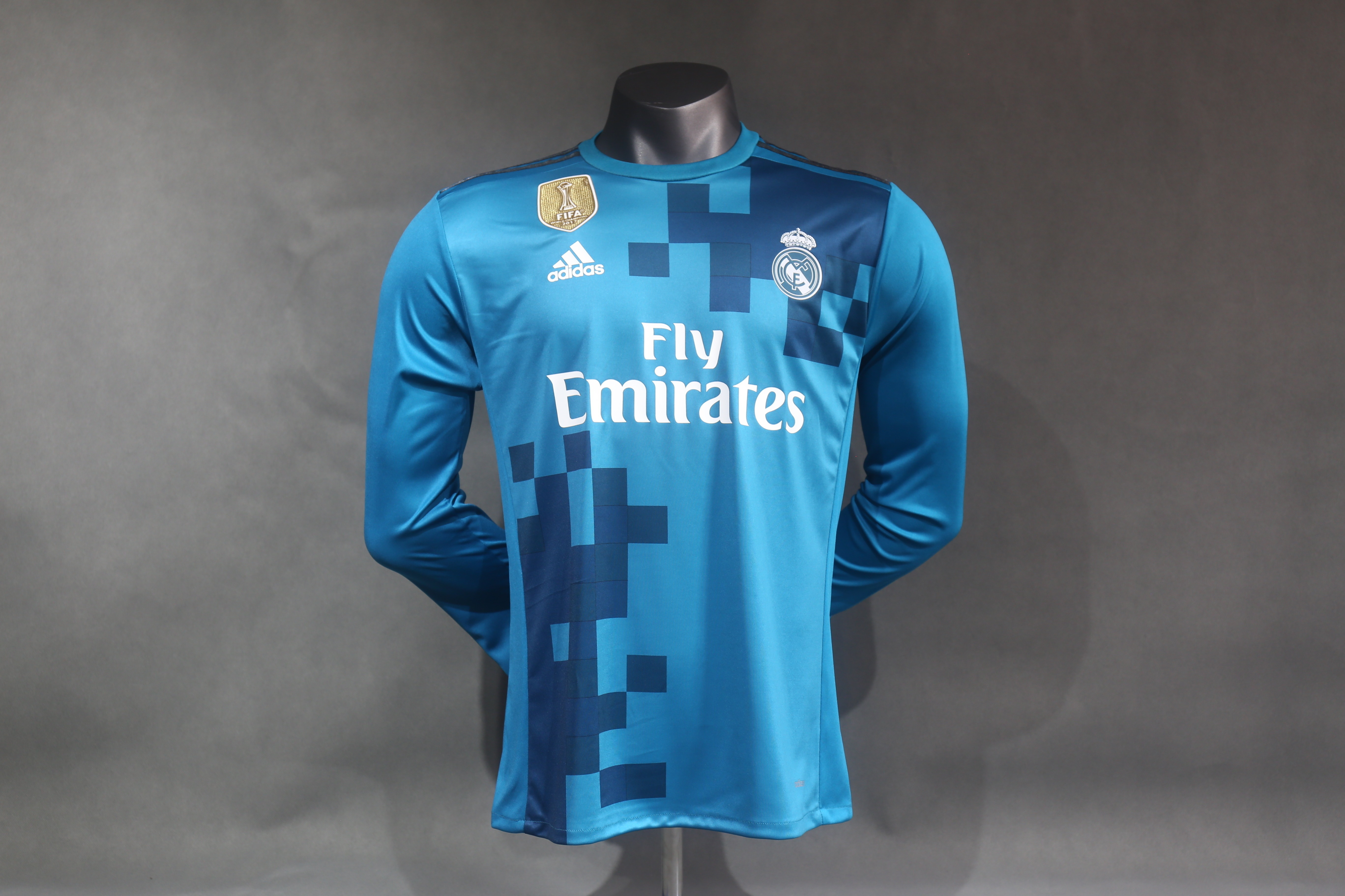 Real Madrid Retro Long Sleeve Jersey Third Away 2017-18