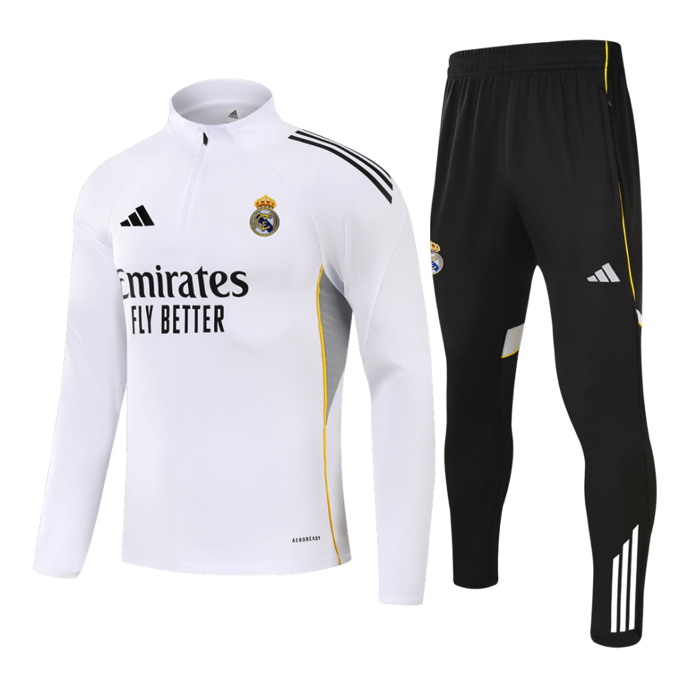 Kids Real Madrid Soccer Training Kit 2025-26