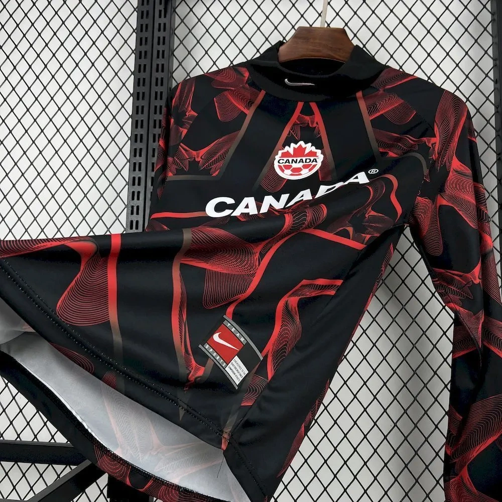 Canada World Cup 2026 Goalkeeper Hollywood Long Sleeve Jersey Fan Version
