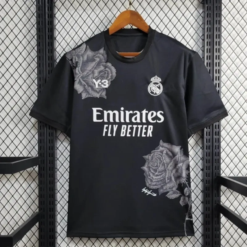Real Madrid Y-3 Fourth Jersey Black  23/24