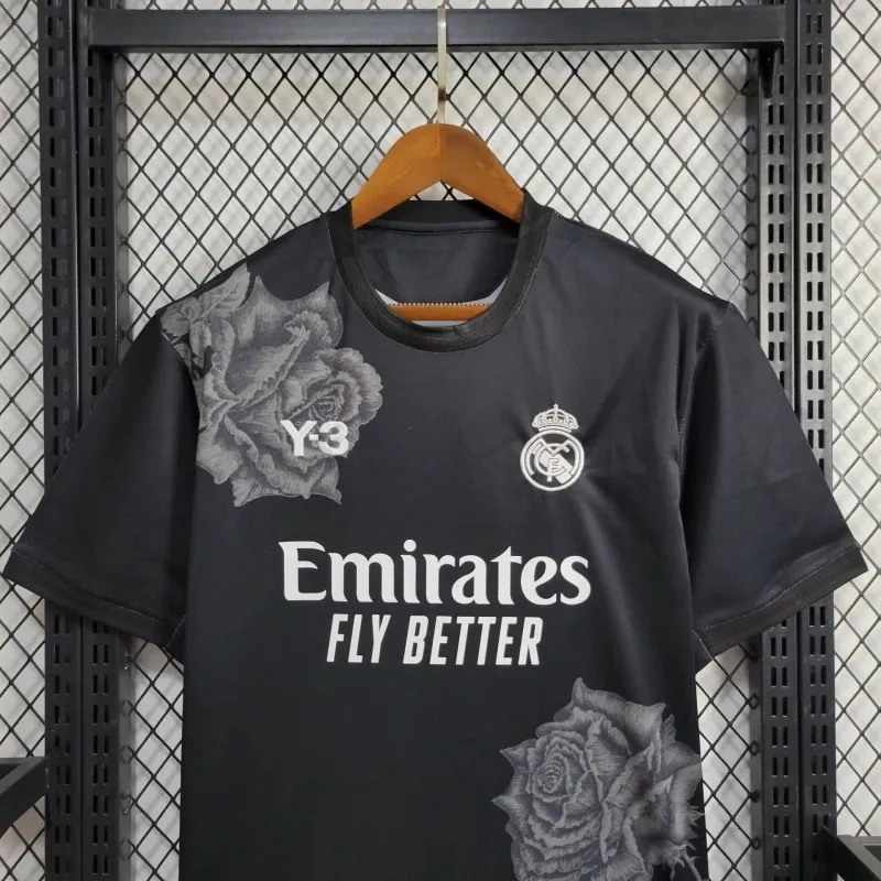 Real Madrid Y-3 Fourth Jersey Black  23/24