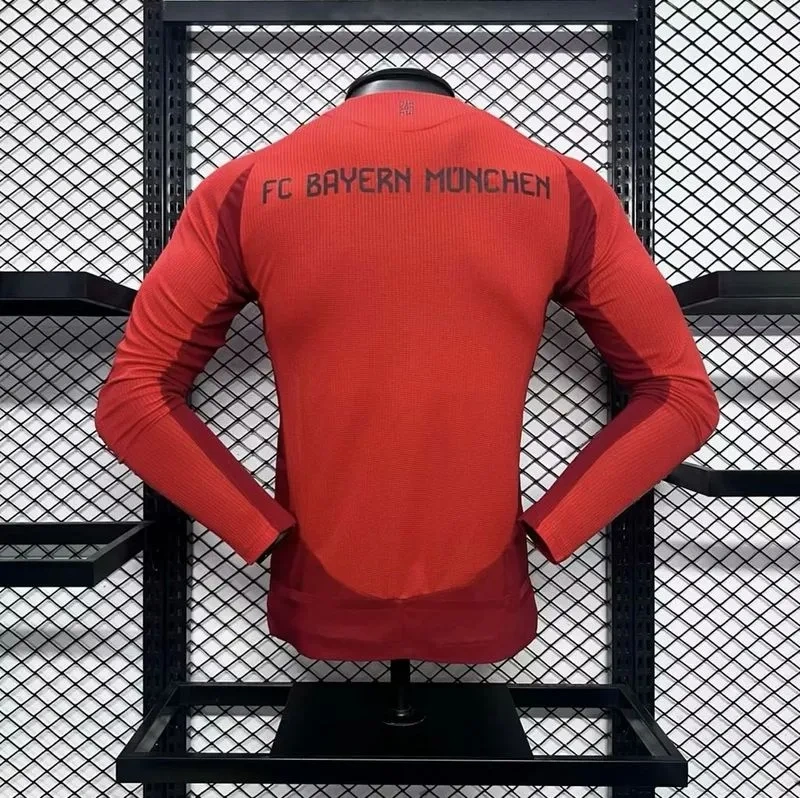 24-25 Bayern Munich Home Player Version Long Sleeve