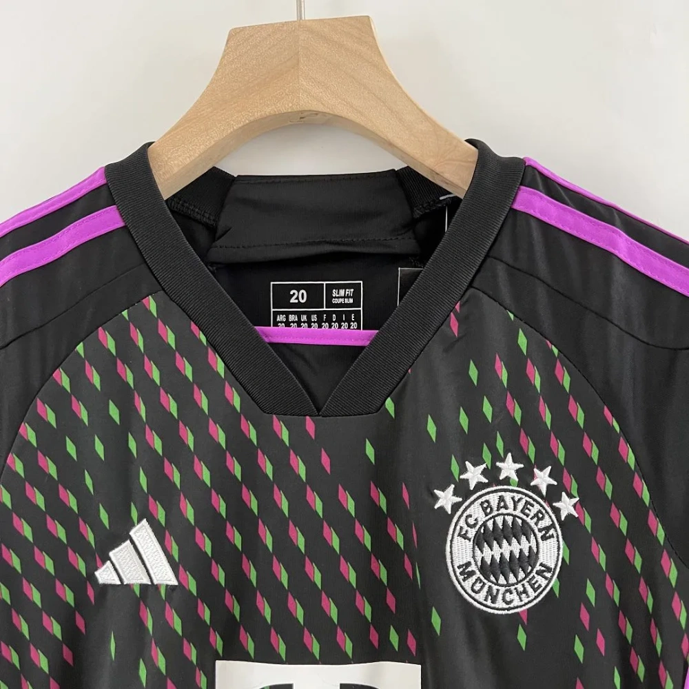 23-24 Kids Bayern Munich Away Kit Jersey+Shorts