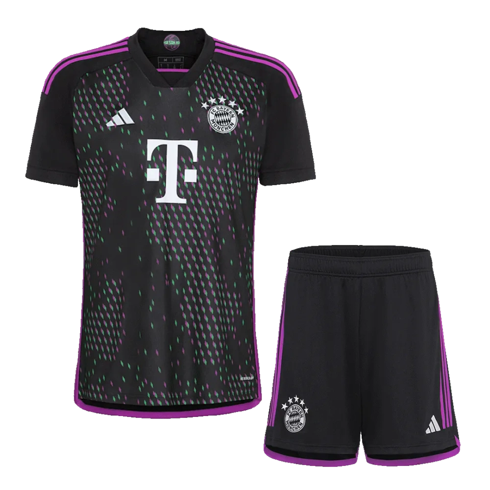 23-24 Bayern Munich Away Whole Kit （Jersey+Shorts+Socks）