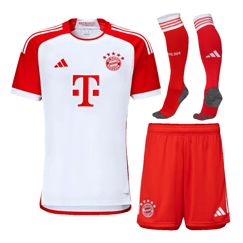23-24 Bayern Munich Home Whole Kit(Jersey+Shorts+Socks)