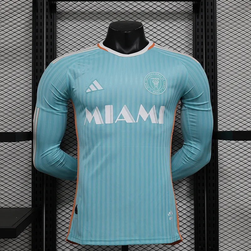 24-25 Inter Miami CF Third Away Soccer Jersey Player Version Long Sleeve