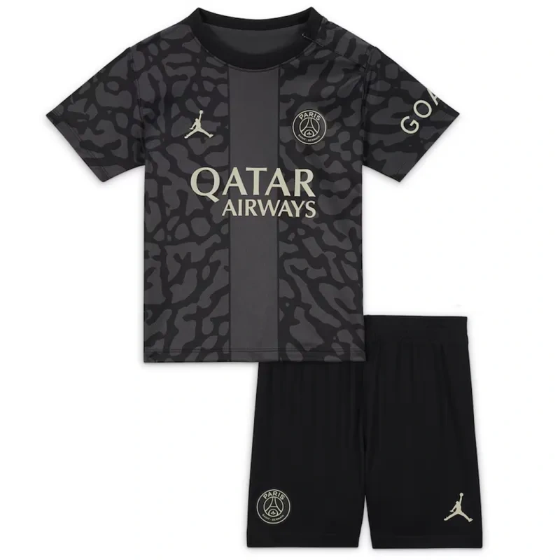 23-24  Kids PSG Third Jersey Kit  (Jersey+Shorts)