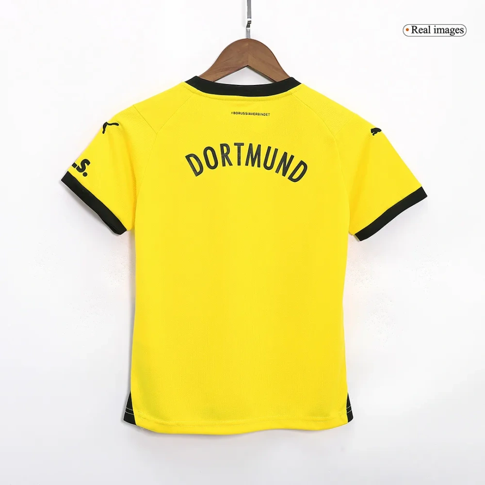 23-24 Kids Borussia Dortmund Home Jersey Kit