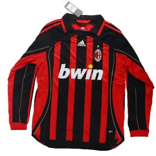AC Milan Retro Jersey Home Long Sleeve 2006-07