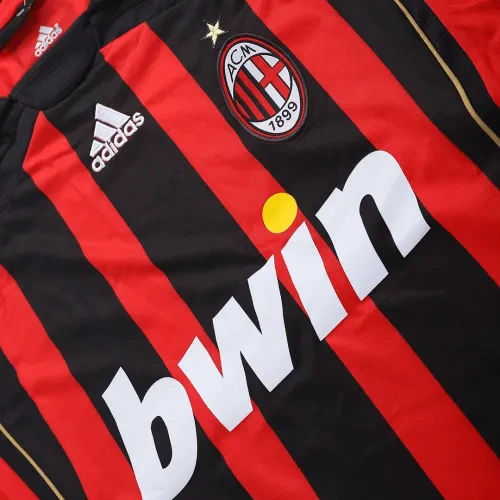 AC Milan Retro Jersey Home Long Sleeve 2006-07