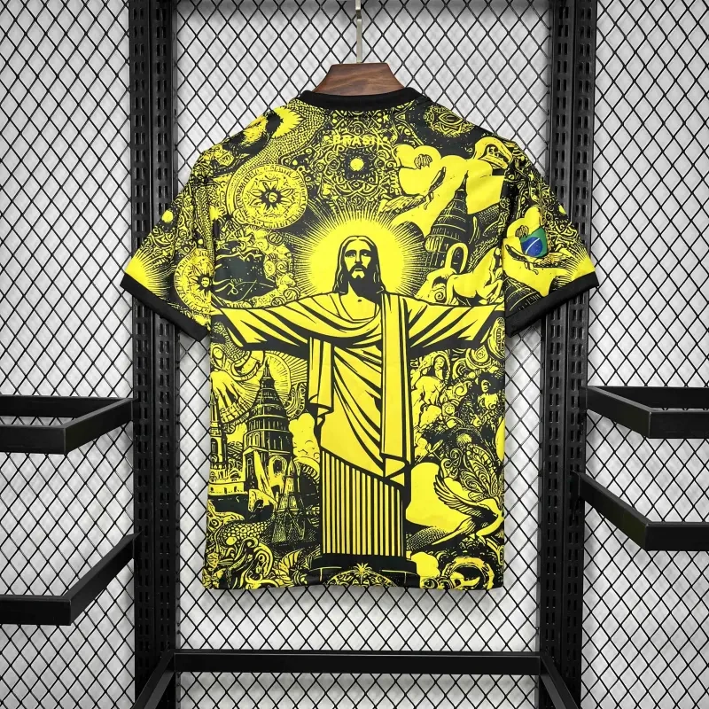 2024 Brazil Christ the Redeemer Special Kit Shirt Football
