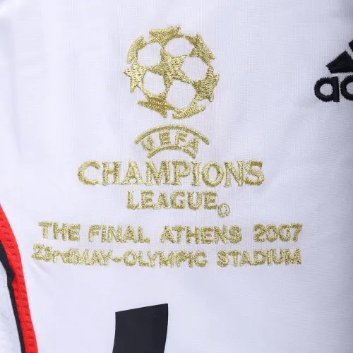 AC Milan Ronaldo #99 Kakà #22 Maldini #3 Pirlo #21 UCL Final Retro Jersey Away Replica 2006-07