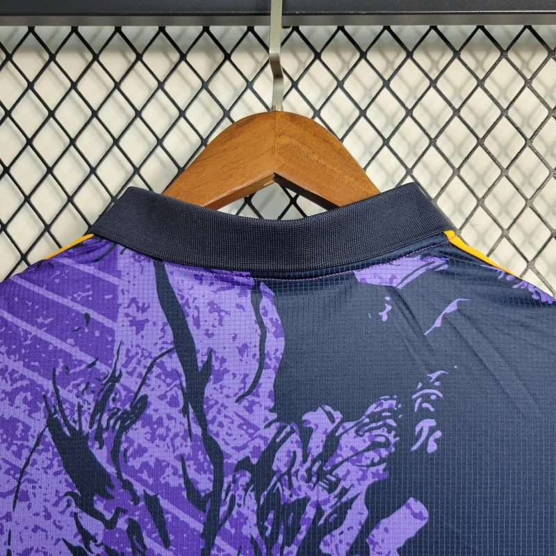 23-35 Real Madrid Chinese Dragon Purple Football Shirt