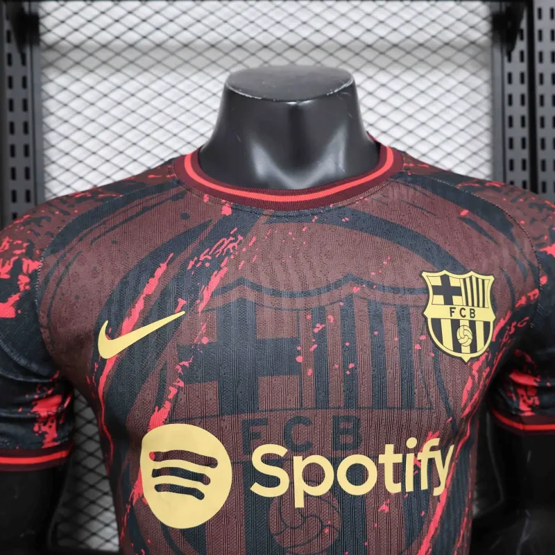 24-25 Barcelona Red Special Edition Player Version Shirt Soccer Jersey