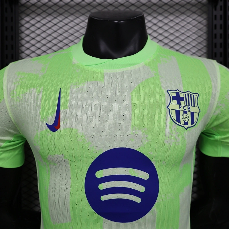 24-25 Barcelona Third Jersey Without Spofity Text Player Version