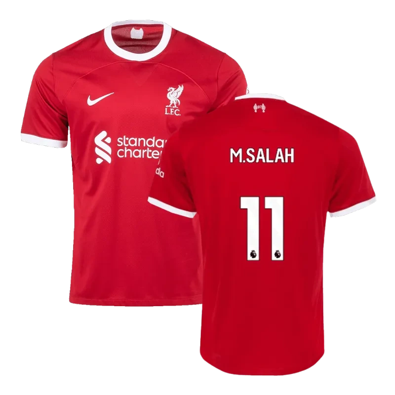 23-24 M.SALAH #11 VIRGIL #4 SZBOSZLAI #8 MAC ALLISTER #10 Liverpool Home Jersey