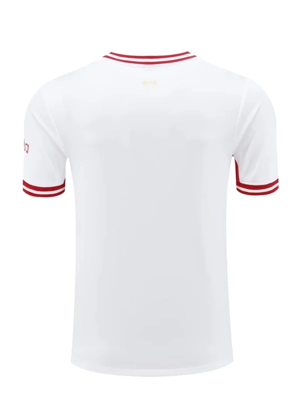 24-25  Liverpool Training Wear White Suit Shirt