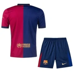 24-25 Barcelona Home Kits(Jersey+Shorts)  - Spotify Logo Without Text
