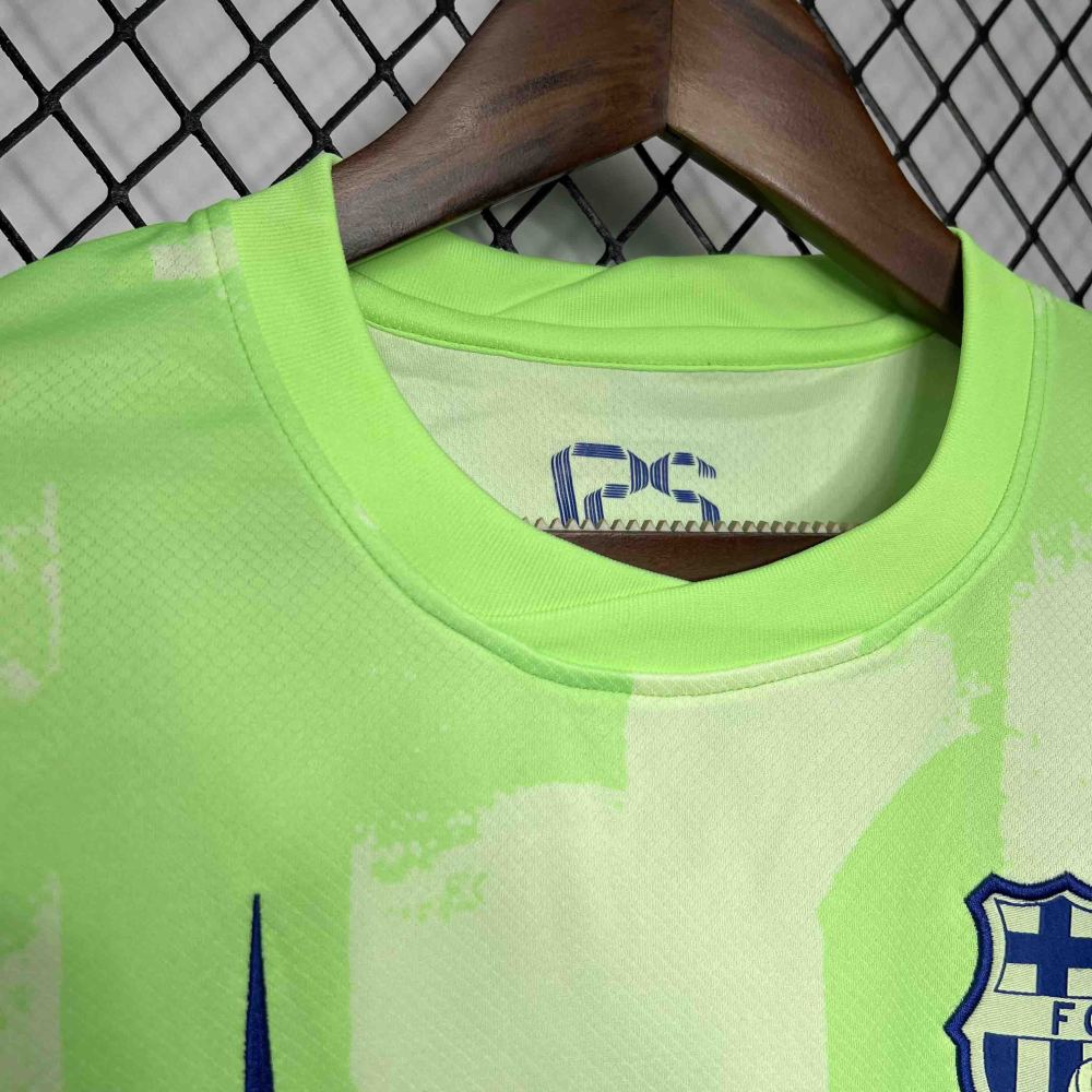 24-25 Barcelona Third Jersey Long Without Spofity Text