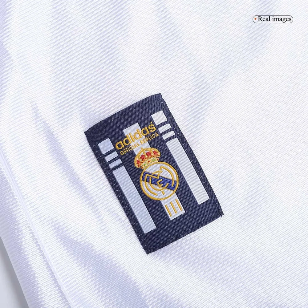 1999/00 Real Madrid Retro Away Soccer Jersey Long Sleeve