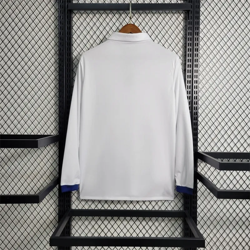 2016/17 Real Madrid Retro Long Sleeve Home Jersey