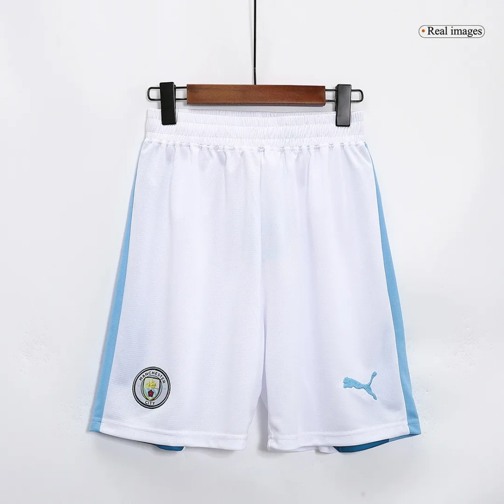 2023/24 Manchester City Home Jersey Kit(Shirt+Shorts)