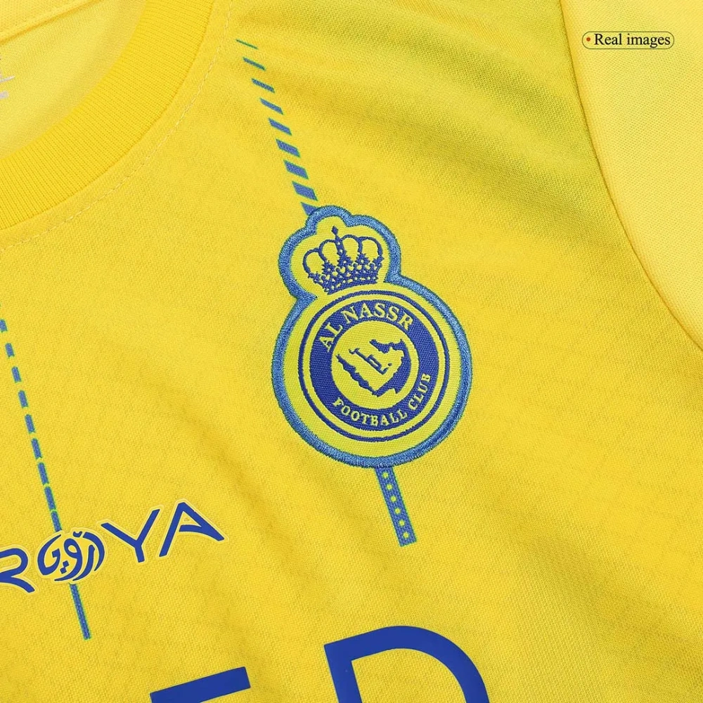 2023/24 Kids Al Nassr Home Kit Jersey+Shorts