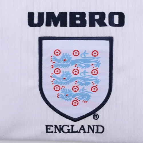 1998 World Cup England Home White Retro Jersey