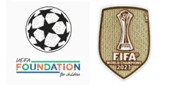 24-25 UCL UEFA Foudation&CWC 2023 Champions Badges + $3.00