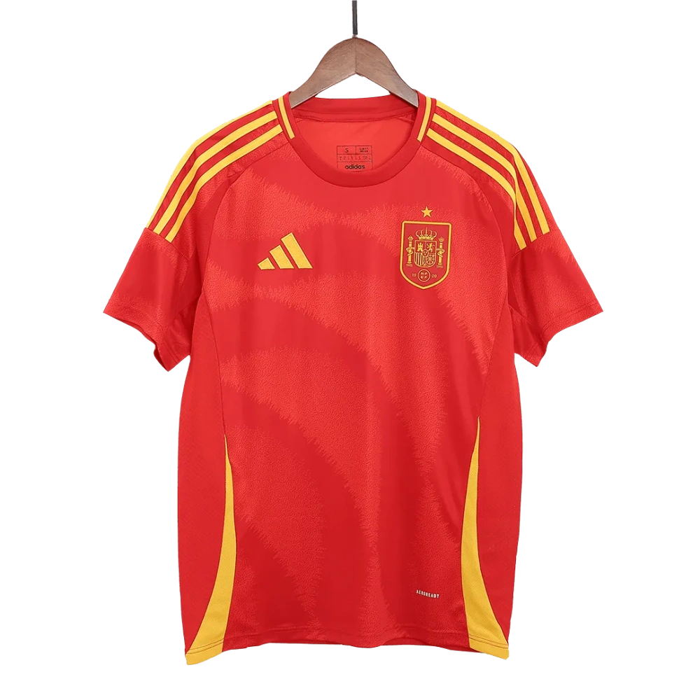 Spain Home Jersey LAMINE YAMAL #19 RODRIGO #16 MORATA #7 Euro 2024