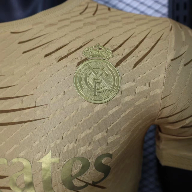 23-24 Real Madrid Gold Special Edition Football Jersey