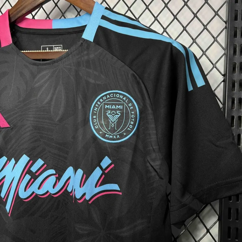 24-25 Inter Miami Special Edition Black Kit Soccer Uniform Jersey