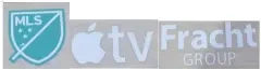 US$4.00 2024 INTER MIAMI GREEN MLS BADGE & APPLE TV & FRACHT GROUP