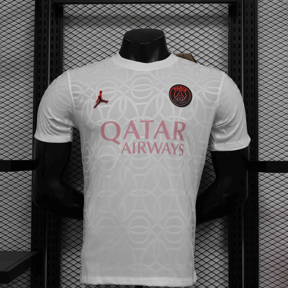 24-25 PSG Player Version Academy Pro Pre-Match White Jersey