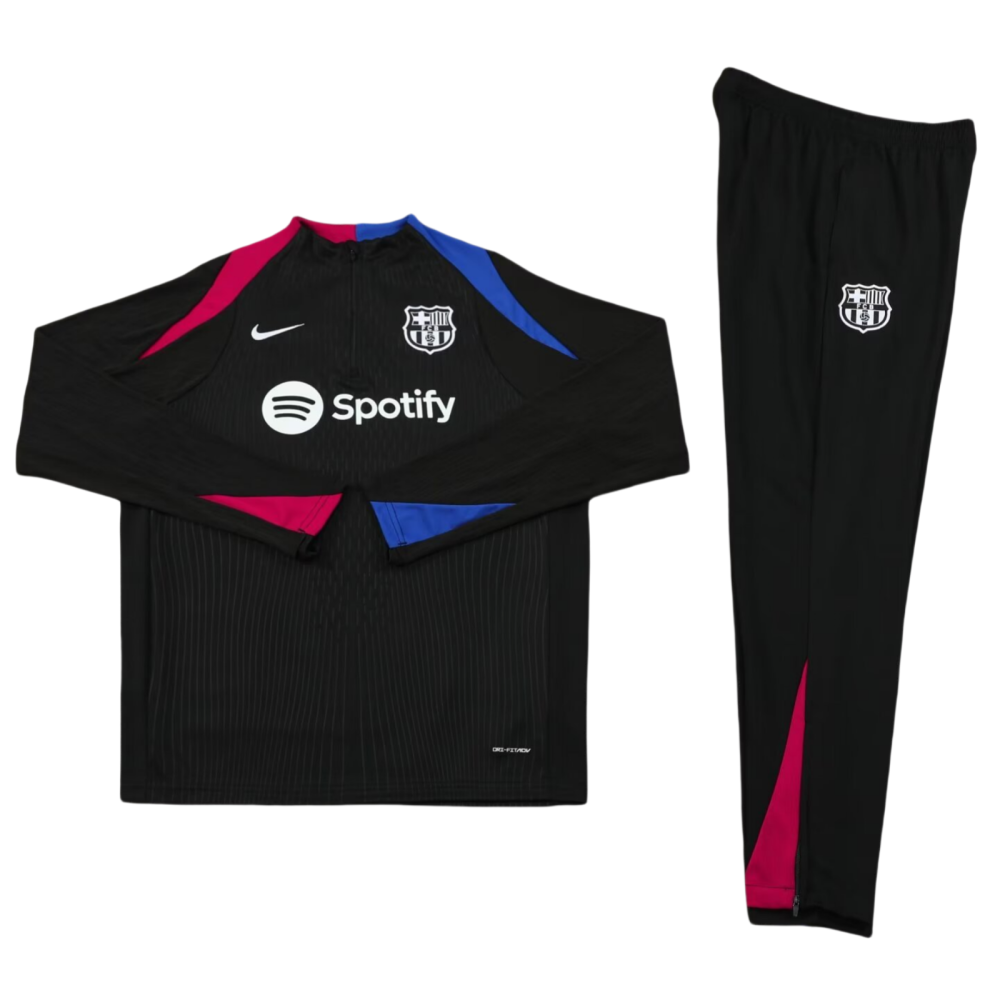 24-25 Barcelona Long Sleeve Training Suit Football Shirts