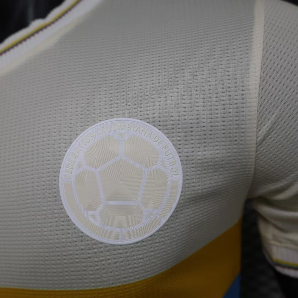 2024-25 Colombia Nation Jacquard 100th Anniversary Edition Player Version Football Jersey Soccer Shirt
